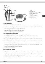 Preview for 7 page of ECG RK 1755 ST gracia Instruction Manual