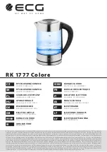ECG RK 1777 Colore Instruction Manual preview