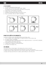 Preview for 7 page of ECG RK 1810 Operating Manual