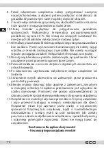 Предварительный просмотр 12 страницы ECG RM 200 Instruction Manual