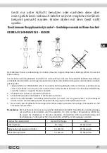 Предварительный просмотр 21 страницы ECG RM 200 Instruction Manual