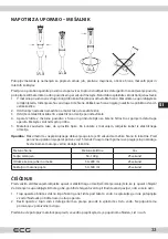 Предварительный просмотр 33 страницы ECG RM 200 Instruction Manual