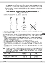 Предварительный просмотр 41 страницы ECG RM 200 Instruction Manual