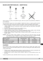 Предварительный просмотр 57 страницы ECG RM 200 Instruction Manual