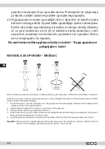 Предварительный просмотр 34 страницы ECG RM 430 Instruction Manual