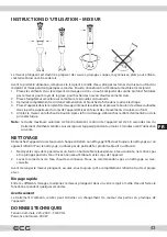 Предварительный просмотр 43 страницы ECG RM 430 Instruction Manual