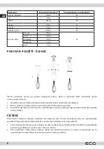 Предварительный просмотр 8 страницы ECG RM 750 Instruction Manual