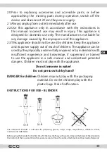 Preview for 39 page of ECG RM 750 Instruction Manual