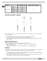 Предварительный просмотр 6 страницы ECG RM 993 Operating Manual