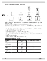 Preview for 10 page of ECG RM 993 Operating Manual