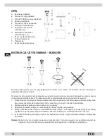 Preview for 14 page of ECG RM 993 Operating Manual