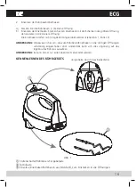 Предварительный просмотр 17 страницы ECG RS 836 User Manual