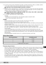 Предварительный просмотр 103 страницы ECG RZ 060 Instruction Manual