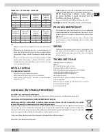 Preview for 5 page of ECG RZ 10 Instruction Manual