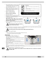 Предварительный просмотр 20 страницы ECG RZ 10 Instruction Manual