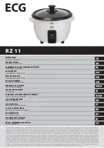 ECG RZ 11 Instruction Manual preview