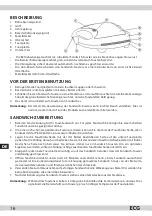 Preview for 16 page of ECG S 069 Operating Manual