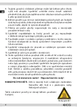 Предварительный просмотр 4 страницы ECG S 1070 Panini Instruction Manual