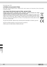 Предварительный просмотр 62 страницы ECG S 1170 Instruction Manual