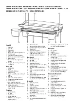 Preview for 2 page of ECG S 2070 Panini Instruction Manual