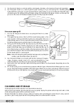 Preview for 7 page of ECG S 2070 Panini Instruction Manual