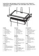 Preview for 2 page of ECG S 3070 Panini Power Instruction Manual