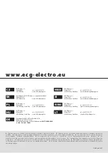 Предварительный просмотр 48 страницы ECG S 3170 Instruction Manual