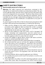 Preview for 4 page of ECG S 3173 3in1 Triangle Instruction Manual