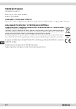 Предварительный просмотр 30 страницы ECG SM 256 Instruction Manual