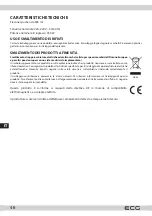 Предварительный просмотр 46 страницы ECG SM 256 Instruction Manual