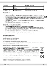 Preview for 19 page of ECG SM 3520 Mix&Go Instruction Manual