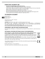 Предварительный просмотр 18 страницы ECG SM 900 Mix&Go Instruction Manual