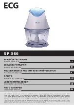 Preview for 1 page of ECG SP 366 Operating Manual