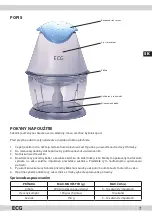 Предварительный просмотр 7 страницы ECG SP 366 Operating Manual