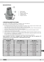 Preview for 19 page of ECG SP 466 Instruction Manual