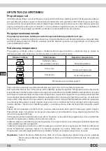 Preview for 36 page of ECG SPEEDSTEAM NZ 190 Instruction Manual