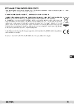 Предварительный просмотр 47 страницы ECG ST 10630 SS Instruction Manual