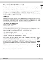 Preview for 7 page of ECG ST 10630 Instruction Manual