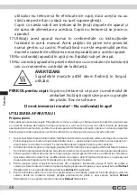 Preview for 46 page of ECG ST 10630 Instruction Manual