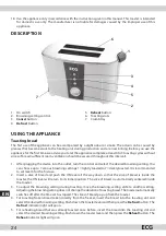 Предварительный просмотр 24 страницы ECG ST 818 Operating Manual