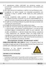 Предварительный просмотр 14 страницы ECG ST 968 Instruction Manual