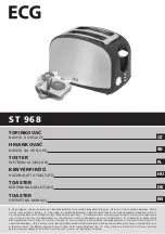 Предварительный просмотр 1 страницы ECG ST 968 Operating Manual