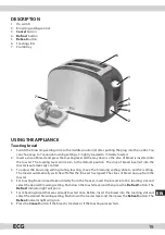 Предварительный просмотр 19 страницы ECG ST 968 Operating Manual