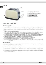 Preview for 4 page of ECG ST 969 morea Instruction Manual