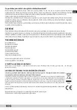 Preview for 5 page of ECG ST 969 morea Instruction Manual