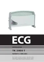 ECG TK 2000 T Operating Manual предпросмотр