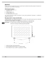 Preview for 14 page of ECG TK 2010 TC Operating Manual