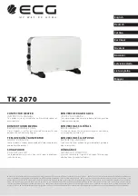 ECG TK 2070 Instruction Manual предпросмотр