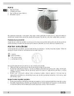 Preview for 4 page of ECG TV 25 Instruction Manual