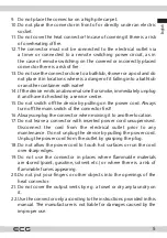 Preview for 5 page of ECG TV 3030 Heat R Instruction Manual